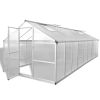 Greenhouse Aluminum 189.4"x98.4"x76.8" 827.8 ft¬≥