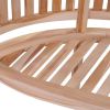 Banana Bench 78.7" Solid Teak Wood