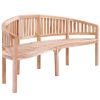 Banana Bench 78.7" Solid Teak Wood