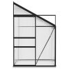 Greenhouse Anthracite Aluminum 95.3 ft¬≥