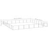 Dog Kennel Silver 527.4 ft¬≤ Steel