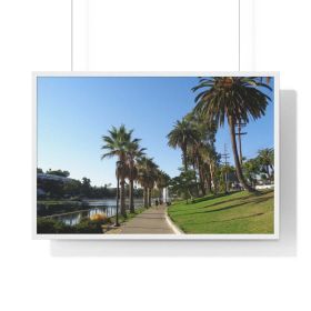Echo Park Premium Framed Horizontal Poster (Color: White, size: 36‚Ä≥ √ó 24‚Ä≥)