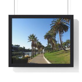 Echo Park Premium Framed Horizontal Poster (Color: black, size: 14‚Ä≥ √ó 11‚Ä≥)