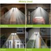 Solar Lights Outdoor 188 LEDs 1600lm Solar Security Lights Motion Sensor Lights 270¬∞Lighting Angle Waterproof